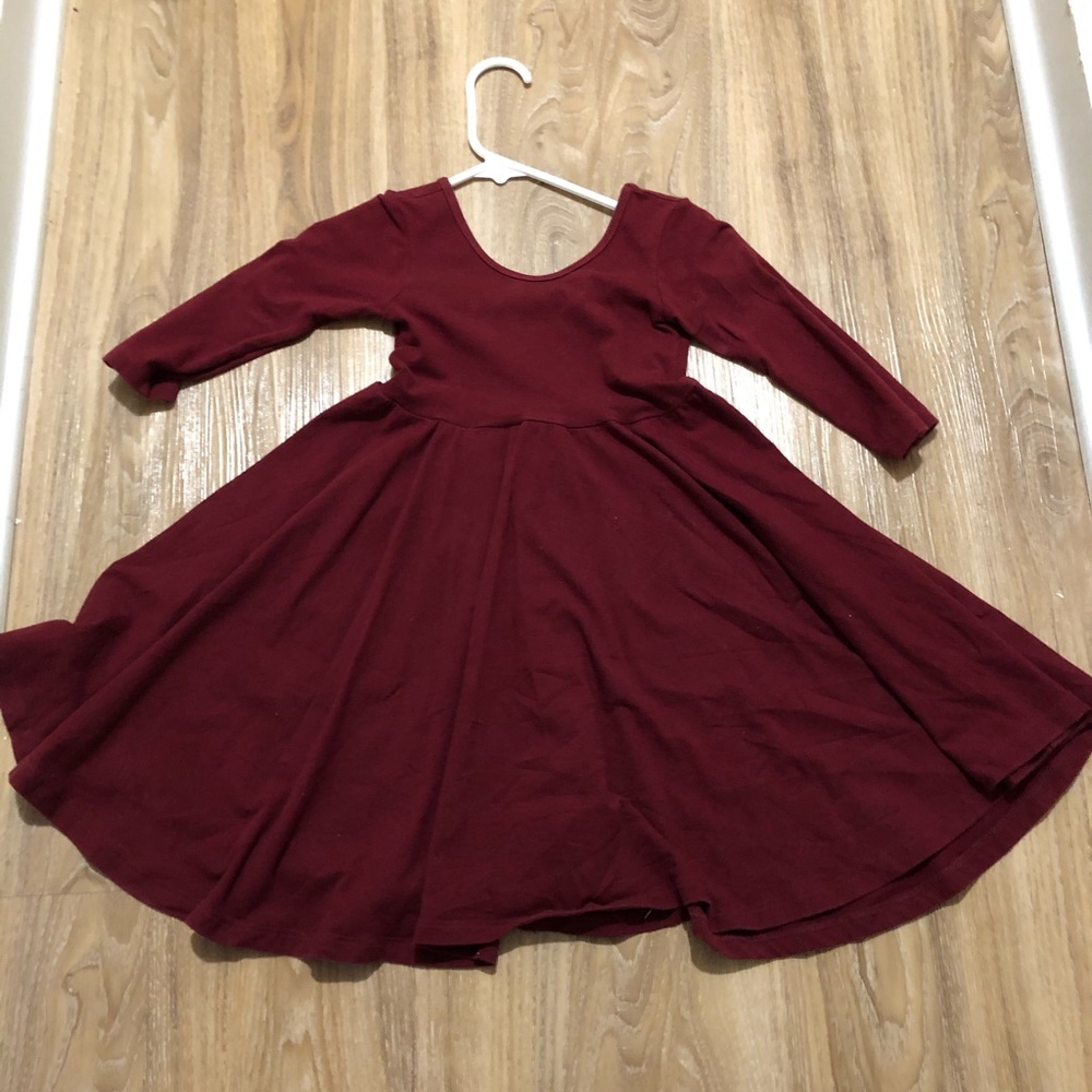 Maroon Alice+Ames Ballet dress